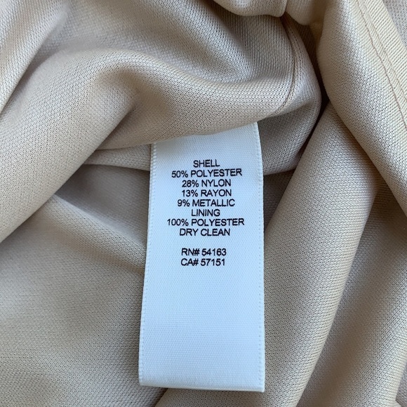 eliza J Metallic Lace Sheath Dress - Gun Metal - Picture 14 of 15